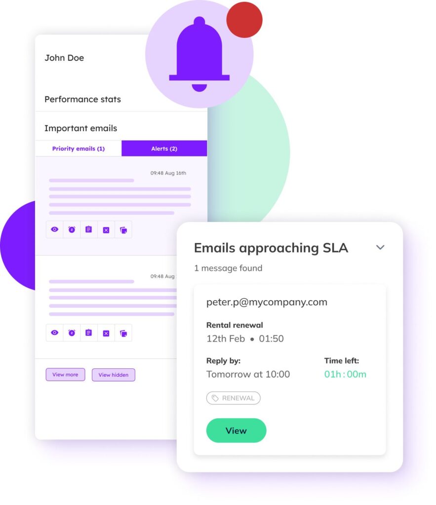timetoreply live inbox alerts